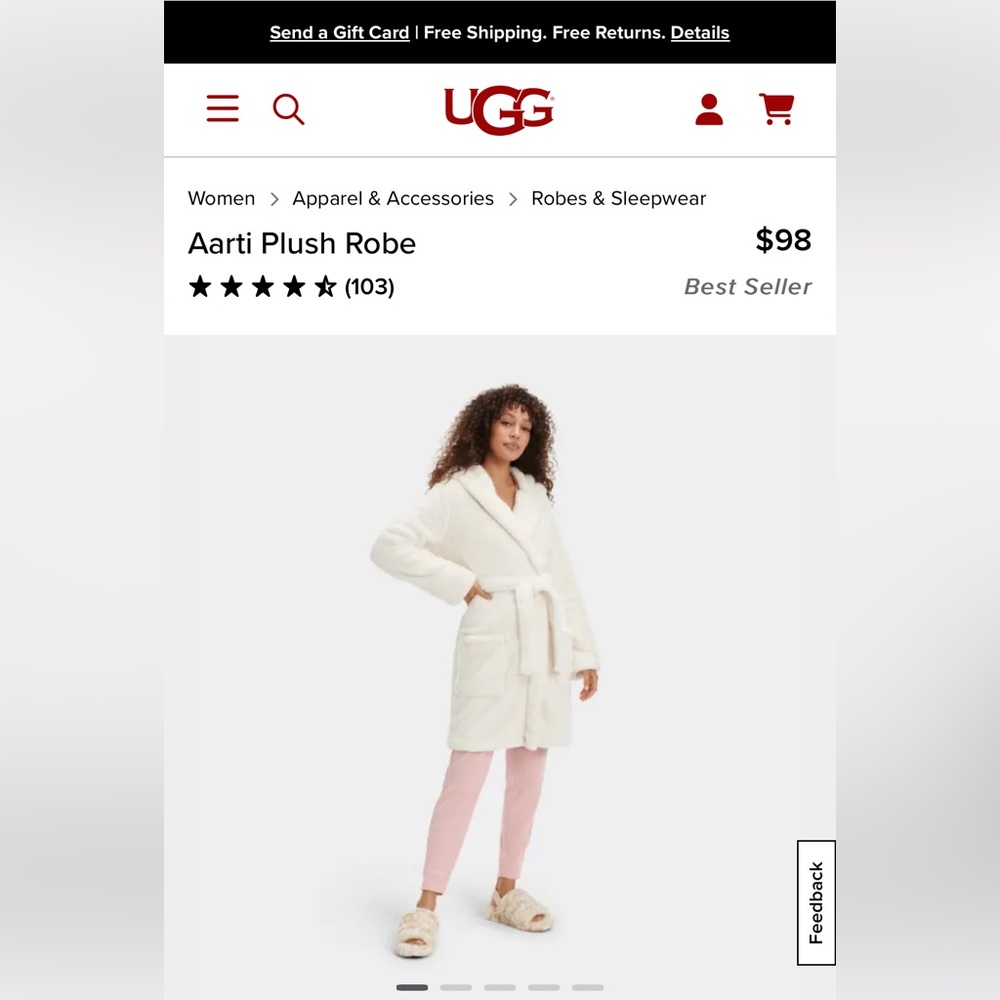 UGG Bathrobe-Never worn!